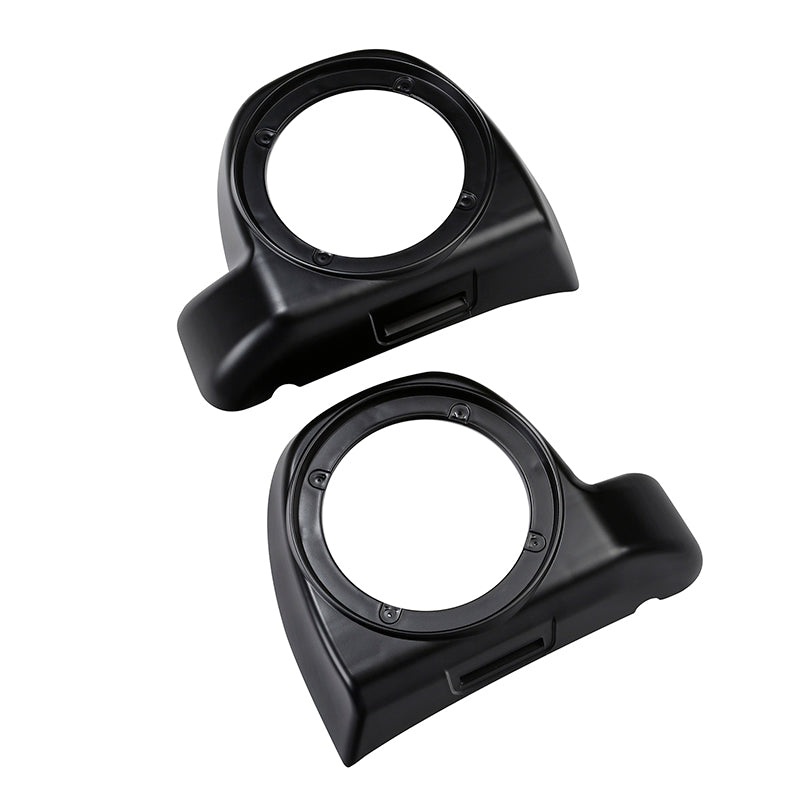 HR3 Black Denim Lower Fairing Speaker Pods For Harley Touring Models 2014-2024