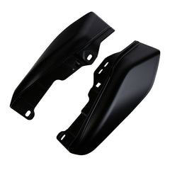 HR3 Black Denim Mid Frame Air Heat Deflectors For Harley Touring and Trike Models 09-24