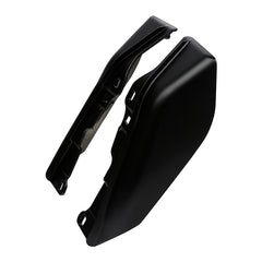 HR3 Black Denim Mid Frame Air Heat Deflectors For Harley Touring and Trike Models 09-24