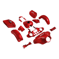 HR3 Wicked Red Complete Body Fairing Kit For Harley Street Glide FLHX 14-23