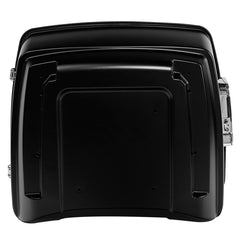 HR3 Black Denim 13.7" King Size Touring Trunk Luggage For 14-24 Harley Touring