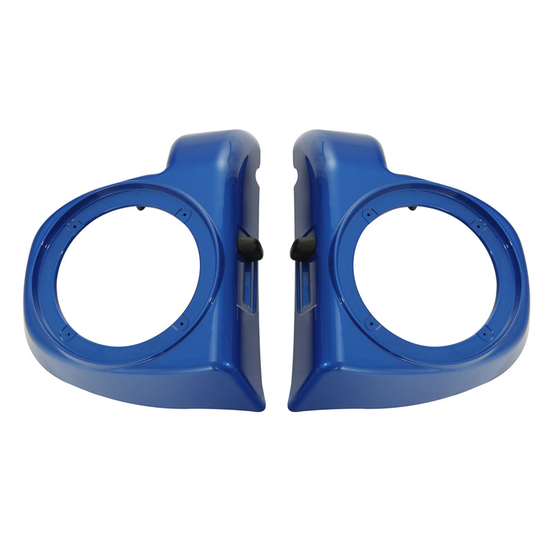 HR3 Electric Blue Lower Fairing Speaker Pods For Harley Touring Models 2014-2024