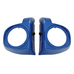 HR3 Electric Blue Lower Fairing Speaker Pods For Harley Touring Models 2014-2024