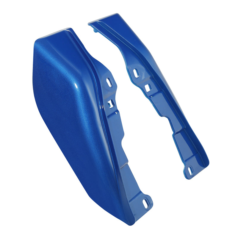 HR3 Electric Blue Mid-Frame Air Deflectors For Harley Touring and Trike Models 09-24