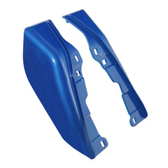 HR3 Electric Blue Mid-Frame Air Deflectors For Harley Touring and Trike Models 09-24