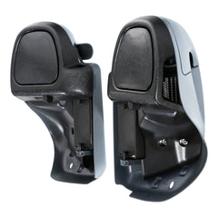 HR3 Apple Green / Gunship Gray Vented Lower Fairing Kit For Harley Touring Models 2014-2023 (Fits water-cooled models)