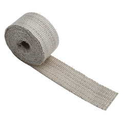 Custom Chrome 2" x 15' Fibreglass Exhaust Manifold Header Pipe Heat Wrap Thermal Tan Tape Roll