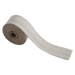 Custom Chrome 2" x 15' Fibreglass Exhaust Manifold Header Pipe Heat Wrap Thermal Tan Tape Roll