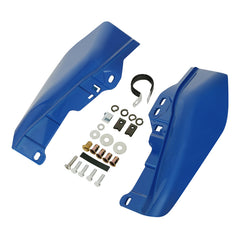HR3 Electric Blue Mid Frame Air Heat Deflectors For Harley Touring and Trike Models 09-24