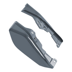 HR3 Gunship Gray Mid Frame Air Heat Deflectors For Harley Touring and Trike Models 09-24