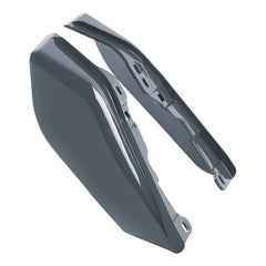 HR3 Gunship Gray Mid Frame Air Heat Deflectors For Harley Touring and Trike Models 09-24