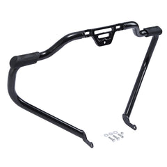 Custom Chrome Engine Guard W/Footrests Highway Bar Chrome, Matte BlackFit For Harley Softail 18-UP