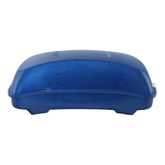 HR3 Electric Blue 5.5" Razor Style Touring Trunk Luggage For 14-24 Touring