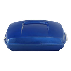 HR3 Electric Blue 5.5" Razor Style Touring Trunk Luggage For 14-24 Touring
