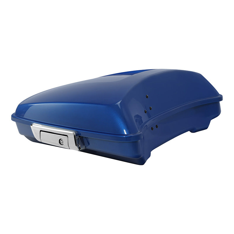 HR3 Electric Blue 5.5" Razor Style Touring Trunk Luggage For 14-24 Touring