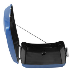 HR3 Electric Blue 5.5" Razor Style Touring Trunk Luggage For 14-24 Touring