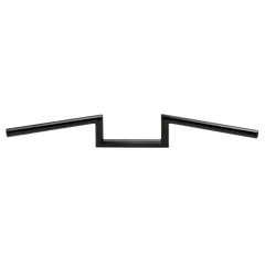 Jammer Gloss Black 1" Fat 4 - Rise 60's Handlebar Without Indent Fit For Harley 1" Clamp