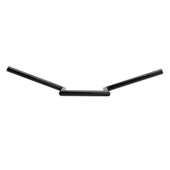 Jammer Gloss Black 1" Fat 4 - Rise 60's Handlebar Without Indent Fit For Harley 1" Clamp