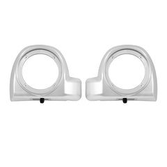 HR3 Patriotic Red White And Blue Lower Fairing Speaker Pods For Harley Touring Models 2014-2024