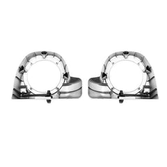 HR3 Patriotic Red White And Blue Lower Fairing Speaker Pods For Harley Touring Models 2014-2024