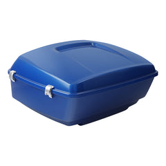 HR3 Electric Blue 13.7" King Size Touring Trunk Luggage For 14-24 Harley Touring