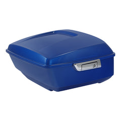HR3 Electric Blue 13.7" King Size Touring Trunk Luggage For 14-24 Harley Touring