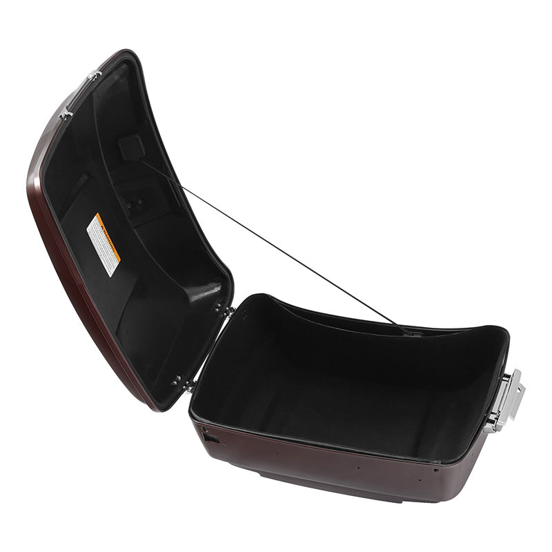 HR3 Twisted Cherry 2018RGU King Size Touring Trunk Luggage with Speaker Cut Outs For 14-24 Harley Touring