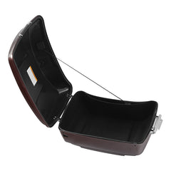 HR3 Twisted Cherry 2018RGU King Size Touring Trunk Luggage with Speaker Cut Outs For 14-24 Harley Touring