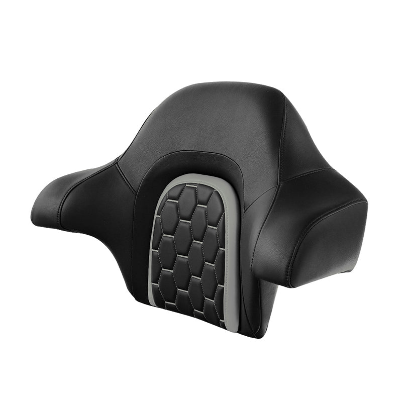 C.C. RIDER King Passenger Backrest King Touring Pack Trunk Backrest For Touring Road Glide Electra Glide Street Glide Road King, 2014-2025