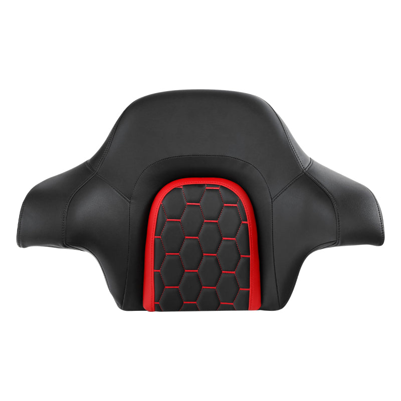 C.C. RIDER King Passenger Backrest King Touring Pack Trunk Backrest For Touring Road Glide Electra Glide Street Glide Road King, 2014-2025