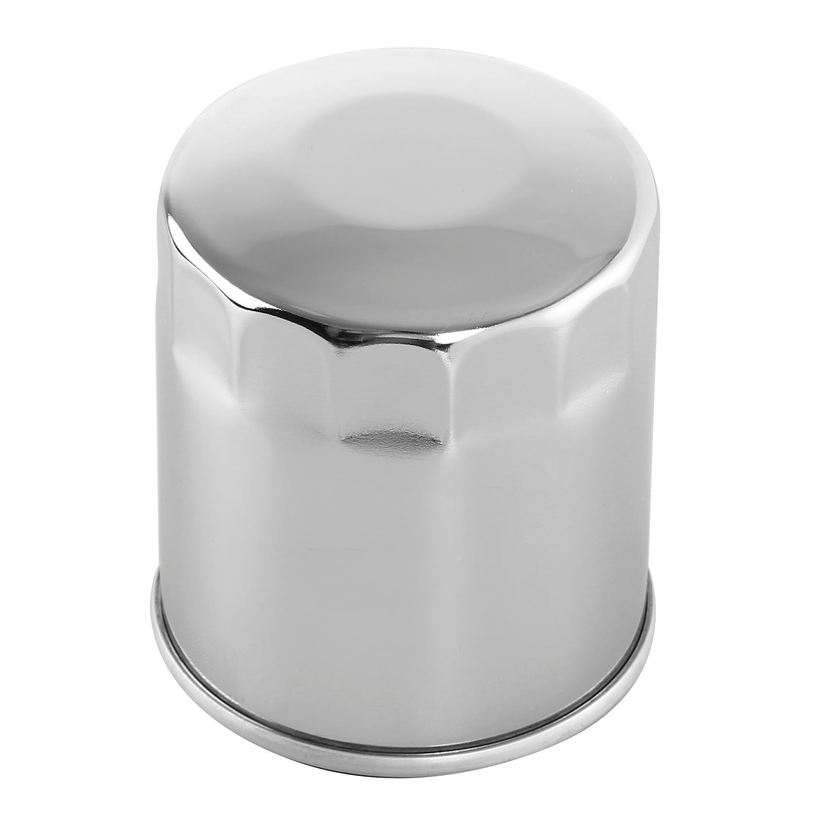 MotorFactory Chrome Oil Filter 5 Speed Long Filter Fit For Harley Evolution Big Twin 80-99
