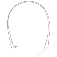 Custom Chrome 190cm Stainless Braided Throttle Cable Fit For Harley Sportster XL883 1200 02-14