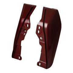 HR3 Black Forest & Wineberry Mid Frame Air Heat Deflectors For Harley Touring and Trike Models 09-24