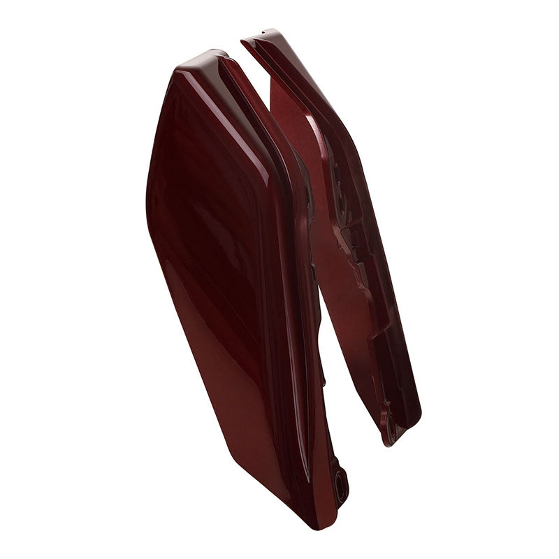 HR3 Black Forest & Wineberry Mid Frame Air Heat Deflectors For Harley Touring and Trike Models 09-24