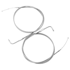 Custom Chrome 190cm Stainless Braided Throttle Cable Fit For Harley Sportster XL883 1200 02-14