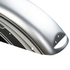 HR3 Silver / Black Honeycomb Fade Motorcycle 18" Front Mudguard Fender (can be installed with lighting) For Harley Touring Electra Glide Ultra Limited Tri Glide 14-23