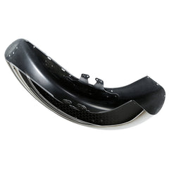 HR3 Silver / Black Honeycomb Fade Motorcycle 18" Front Mudguard Fender (can be installed with lighting) For Harley Touring Electra Glide Ultra Limited Tri Glide 14-23