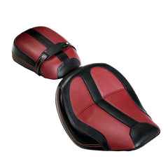 C.C. RIDER Indian Scout 2 Piece 2 Up Seat Driver Passenger Seat With Backrest For Indian Scout Sixty 100th Aniversary Scout ABS, 2015-2024