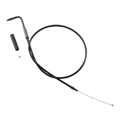 Custom Chrome 32.5" & Free5" Black Vinyl Throttle Cable Fits For Harley Dyna Softail 1996-2006