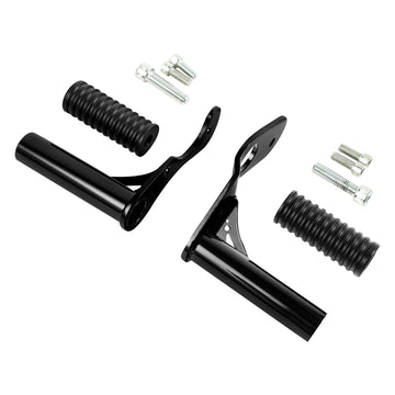 CUSTOM CHROME Rear Engine Guard Crash Bar Protector Footpegs for Harley Low Rider Street Bob Heritage Classic '18-'25