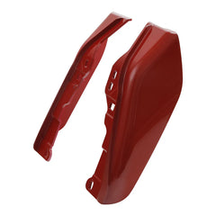 HR3 Pearl Red & Dark Alloy Mid Frame Air Heat Deflectors For Harley Touring and Trike Models 09-24