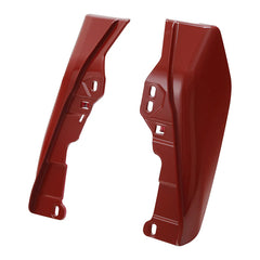 HR3 Pearl Red & Dark Alloy Mid Frame Air Heat Deflectors For Harley Touring and Trike Models 09-24
