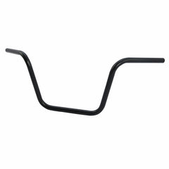 Santee Matte Black 1" Ape Hanger Handlebars 12” rise, 8” center Fit For Harley