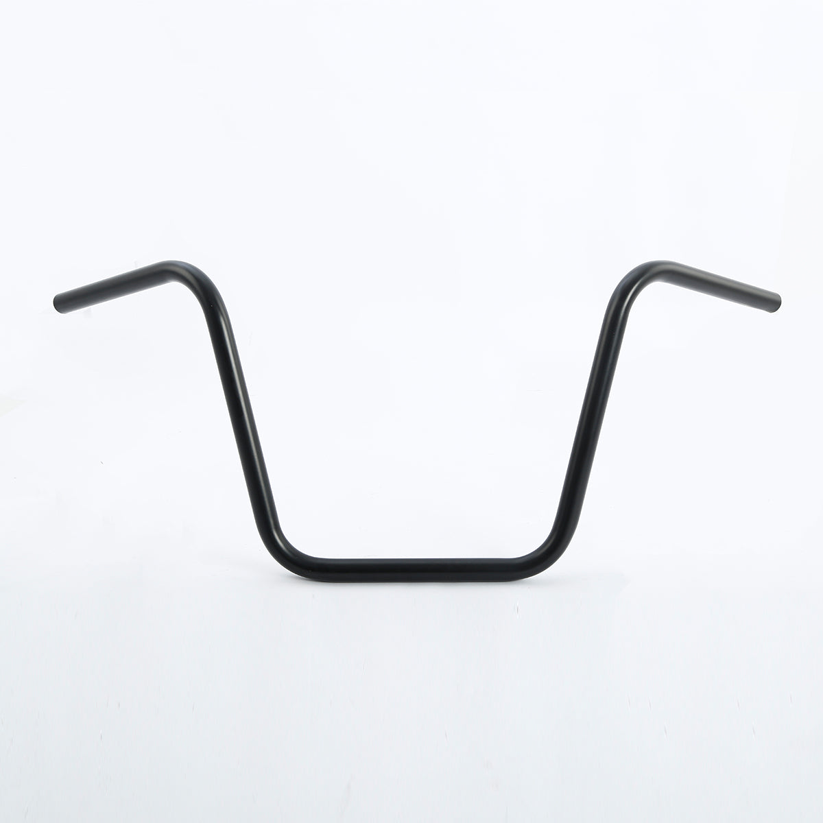 Santee 1" Ape Hanger Handlebars 14” rise, 34.5” width, 8” center Chrome Matte Black Fit For Harley
