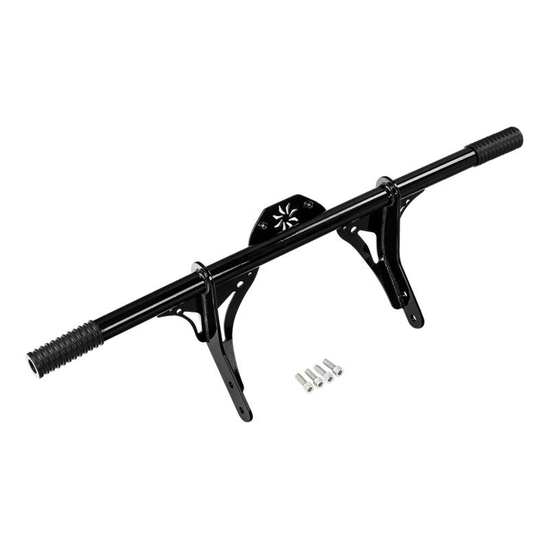 CUSTOM CHROME Front Highway Footpegs Engine Guard Crash Bar Fit For Harley Dyna '06-'17