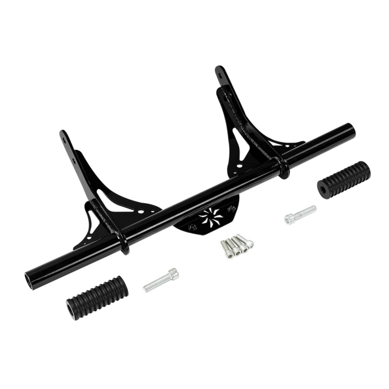 CUSTOM CHROME Front Highway Footpegs Engine Guard Crash Bar Fit For Harley Dyna '06-'17