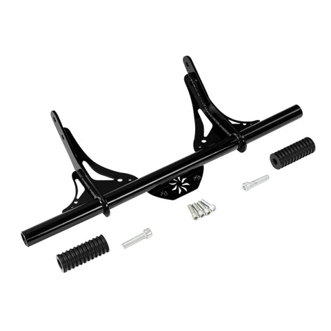 CUSTOM CHROME Front Highway Footpegs Engine Guard Crash Bar Fit For Harley Dyna '06-'17