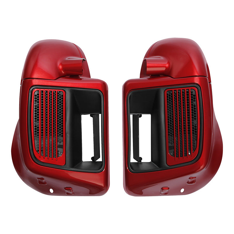 HR3 Wicked Red / Twisted Cherry Vented Lower Fairing Kit For Harley Touring Models 2014-2023 (Fits water cooled models) ROAD GLIDE ULTRA 2018