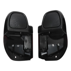 HR3 Wicked Red & Black Tempest Vented Lower Fairing Kit For Harley Touring Models 2014-2023 (Fits water cooled models)