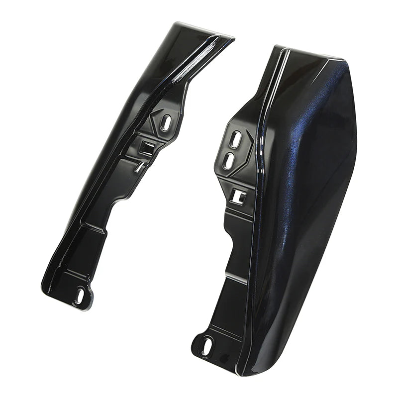 HR3 Midnight Blue Mid Frame Air Heat Deflectors For Harley Touring and Trike Models 09-24